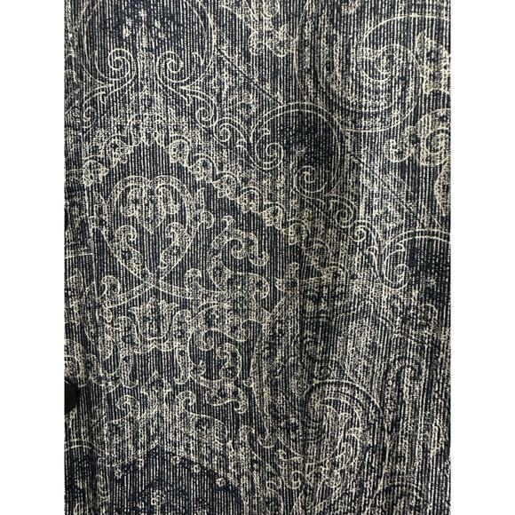 Vintage Jones New York Women’s Gray Paisley Print Buttoned Blazer Jacket Size 14 - Picture 10 of 11